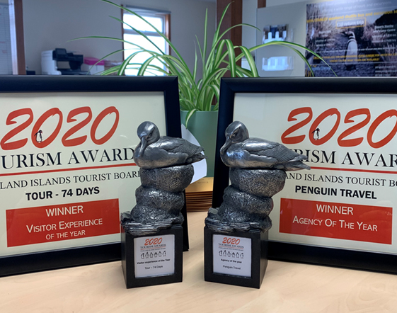 Penguin Travel wins two awards at FITB's 2020 Tourism Awards