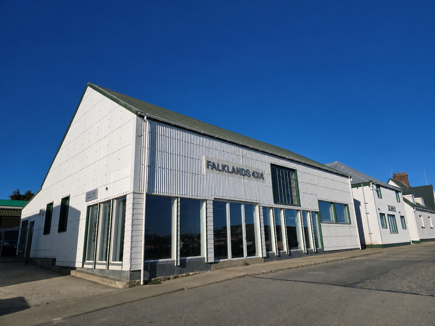 External view of Falklands 4x4 building at Crozier Place