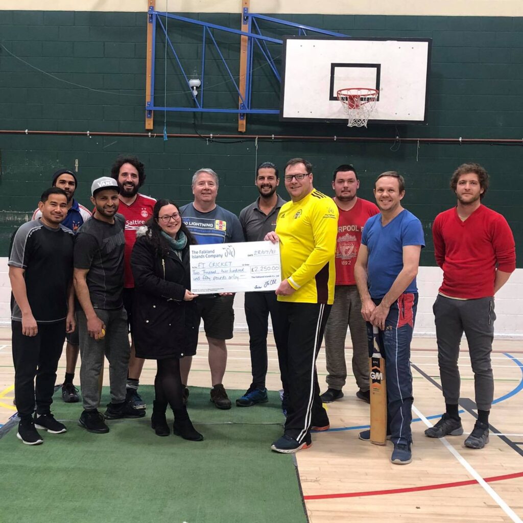 FIC Donates £2,250 to the Falkland Islands Cricket Association